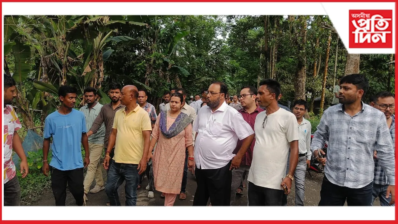 নগাঁৱৰ কলিয়াবৰ, চামগুৰি ৰাজহ চক্ৰৰ ২২ খন গাঁও বানৰ কবলত