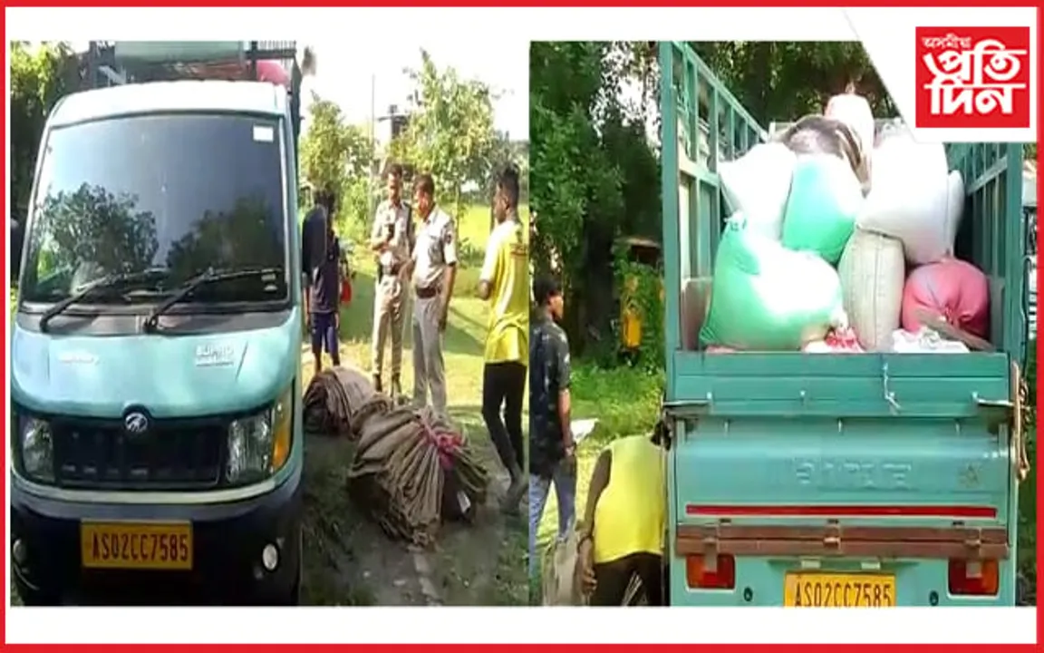 নগাঁৱৰ দক্ষিণপাটত  ৭৬ বেগ চৰকাৰী চাউল জব্দ, আটক এজন...