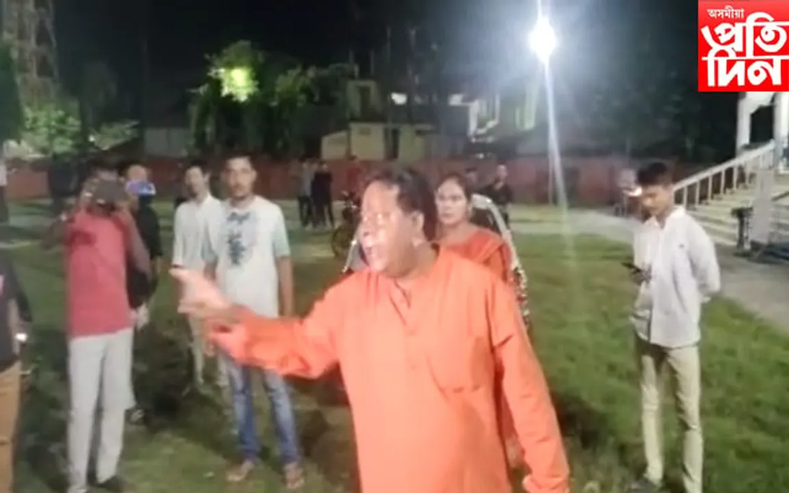 কোকৰাঝাৰ থানা কালী মন্দিৰত উত্তপ্ত পৰিস্থিতি...