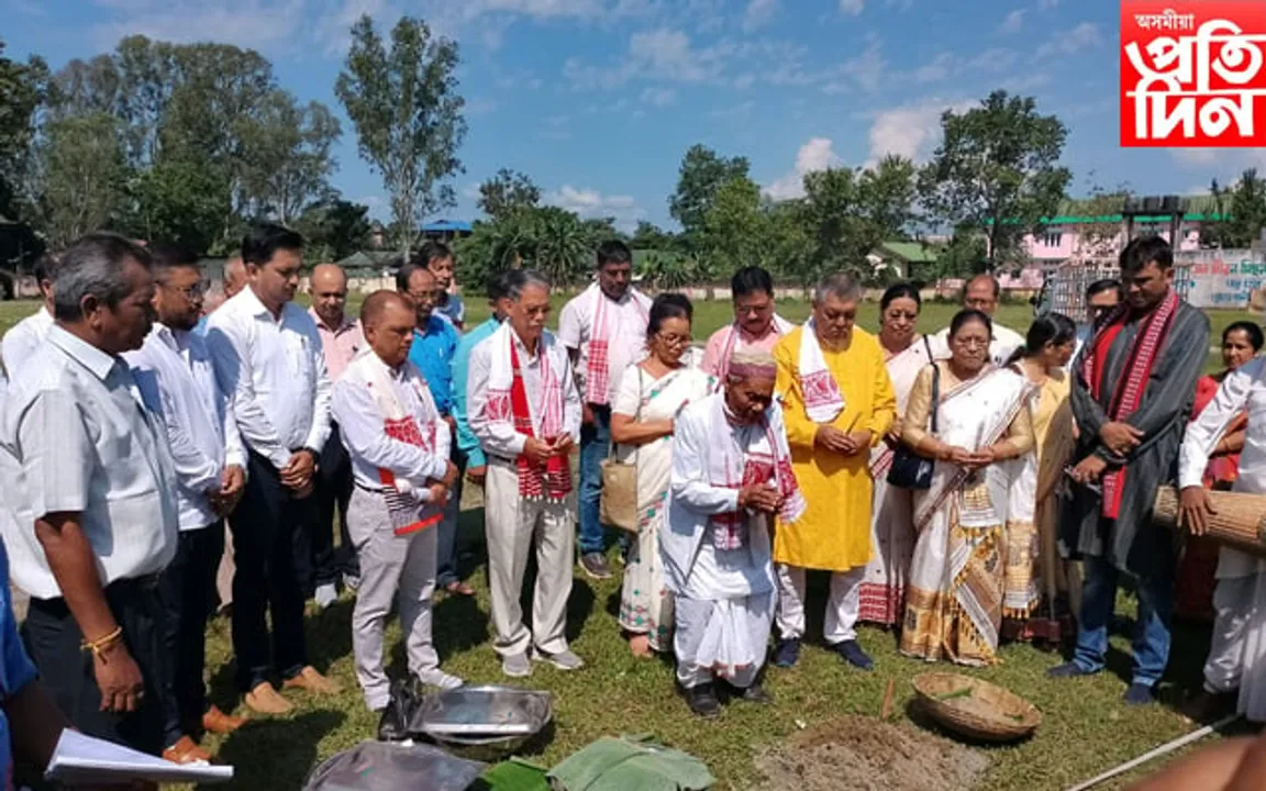 ধেমাজিত অসম গ্ৰন্থমেলাৰ লাইখুঁটা স্থাপন...