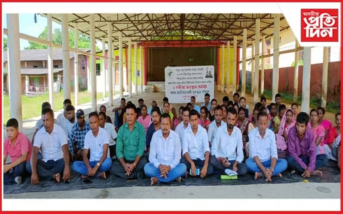 লিডু প্ৰাথমিক স্বাস্থ্য কেন্দ্ৰ ৫০খন বিচনাযুক্ত চিকিৎসালয়ৰ দাবীৰে অৱস্থান ধৰ্মঘট...