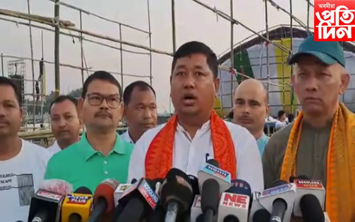 কোকৰাঝাৰত ইউ পি পি এলৰ কেন্দ্ৰীয় অধিবেশনৰ প্ৰস্তুতি...