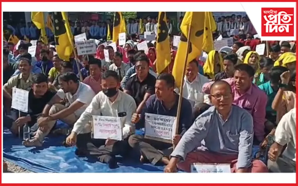 বড়োলেণ্ড বিশ্ববিদ্যালয়ত বিক্ষোভৰ জুই, প্ৰতিবাদত নামিল কেইবা শতাধিক ছাত্ৰ-ছাত্ৰী...