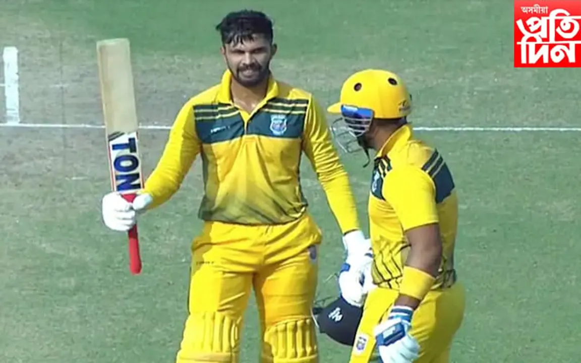 এক অভাৰত ৭ টা ছয় কোবাই নতুন অভিলেখ মহাৰাষ্ট্ৰৰ অ'পেনাৰ ৰুতুৰাজৰ...