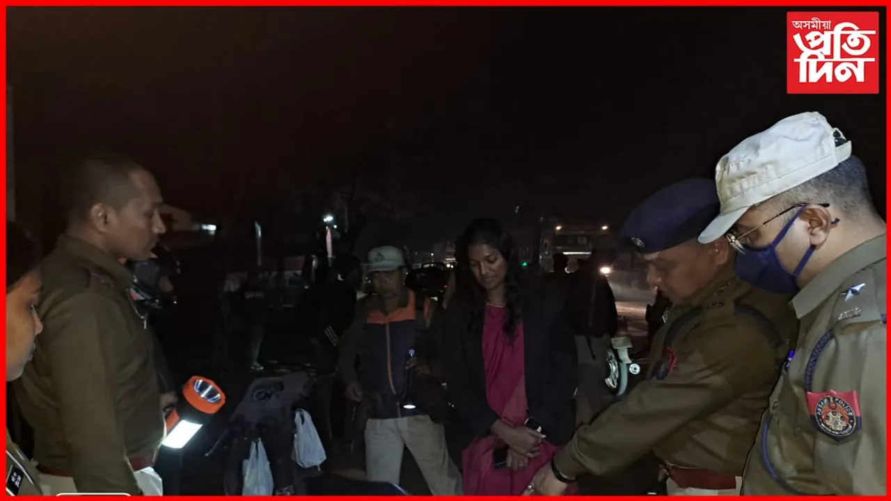 এক্সন মুডত উপায়ুক্ত কীৰ্তি জলীঃ বকোত নিশা মদ্যপায়ী চালকক বিহিলে জৰিমনা...