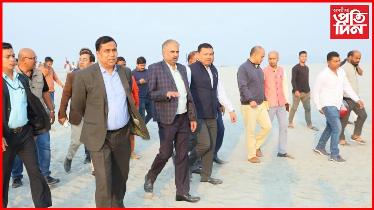 ব্ৰহ্মপুত্ৰৰ বালিচৰত অসম চৰকাৰৰ নতুন পৰ্যটন স্থানৰ পৰিকল্পনা...