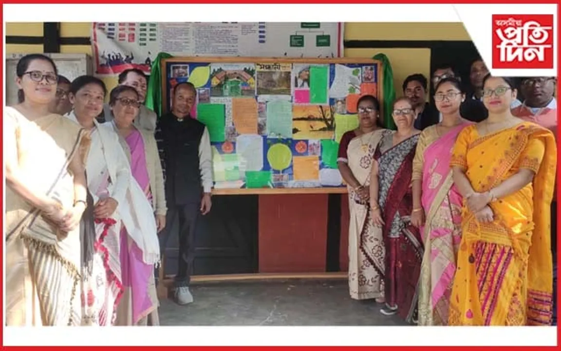 ধিং পাব্লিক হাইস্কুলৰ আলোচনী সন্ধানীৰ শুভ উন্মোচন