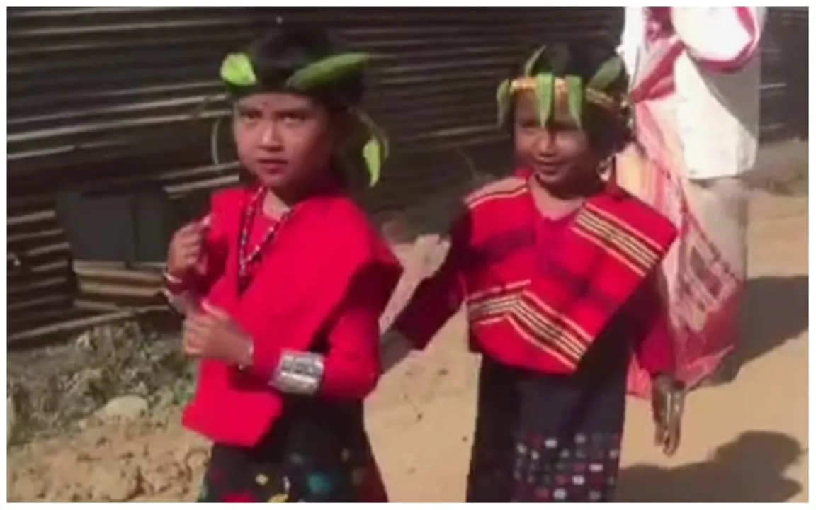 নুমলীগড়ৰ ৰাজপথত এজাক শিশুৰ নান্দনিক শোভাযাত্ৰা