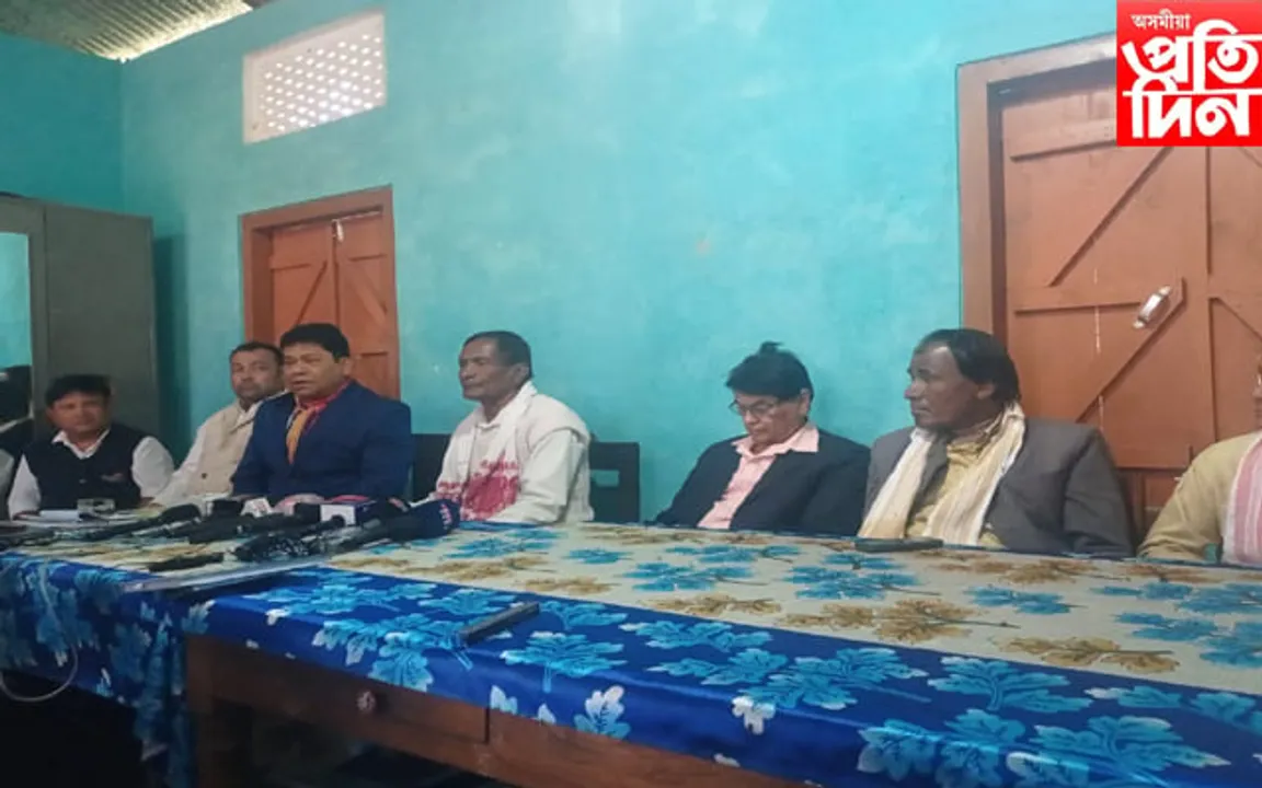 উজীৰৰ টোল ৰঙাজানত জন্মস্থান পৰিচালনা সমিতিৰ সংবাদমেল...