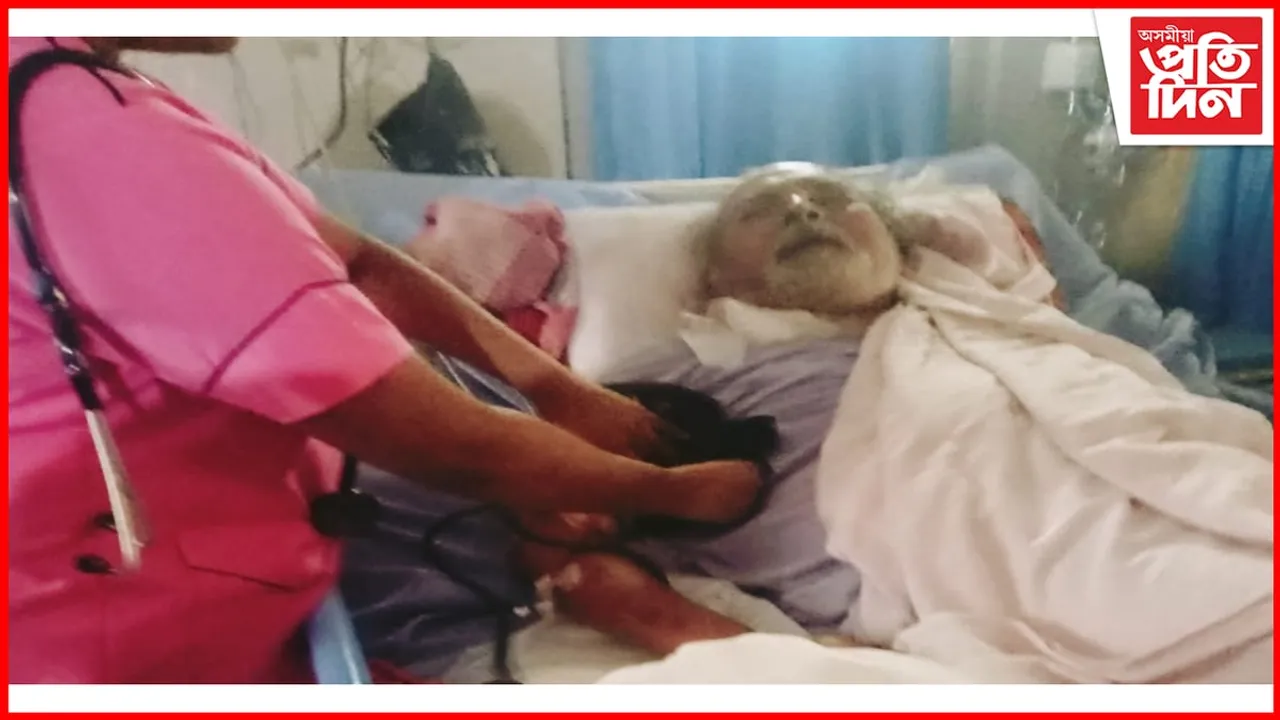 গুৰুতৰভাৱে অসুস্থ মধুপুৰ সত্ৰৰ সত্ৰাধিকাৰ