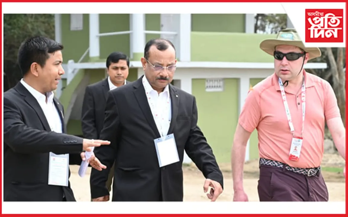 জি-২০ প্ৰতিনিধি দলৰ কাজিৰঙা ৰাষ্ট্ৰীয় উদ্যান দৰ্শন