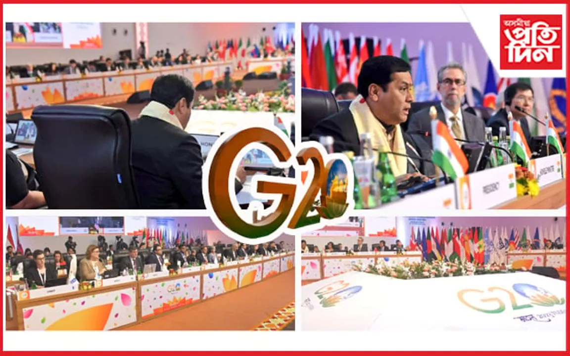 হোটেল ৰেডিশ্যন ব্লুত চলি আছে জি-২০ৰ বহনক্ষম বিত্তীয় কাৰ্যকৰী গোটৰ বৈঠক...
