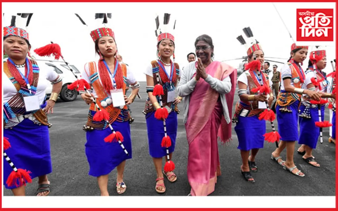 অৰুণাচলত ৰাষ্ট্ৰপতি দ্ৰৌপদী মুৰ্মু...