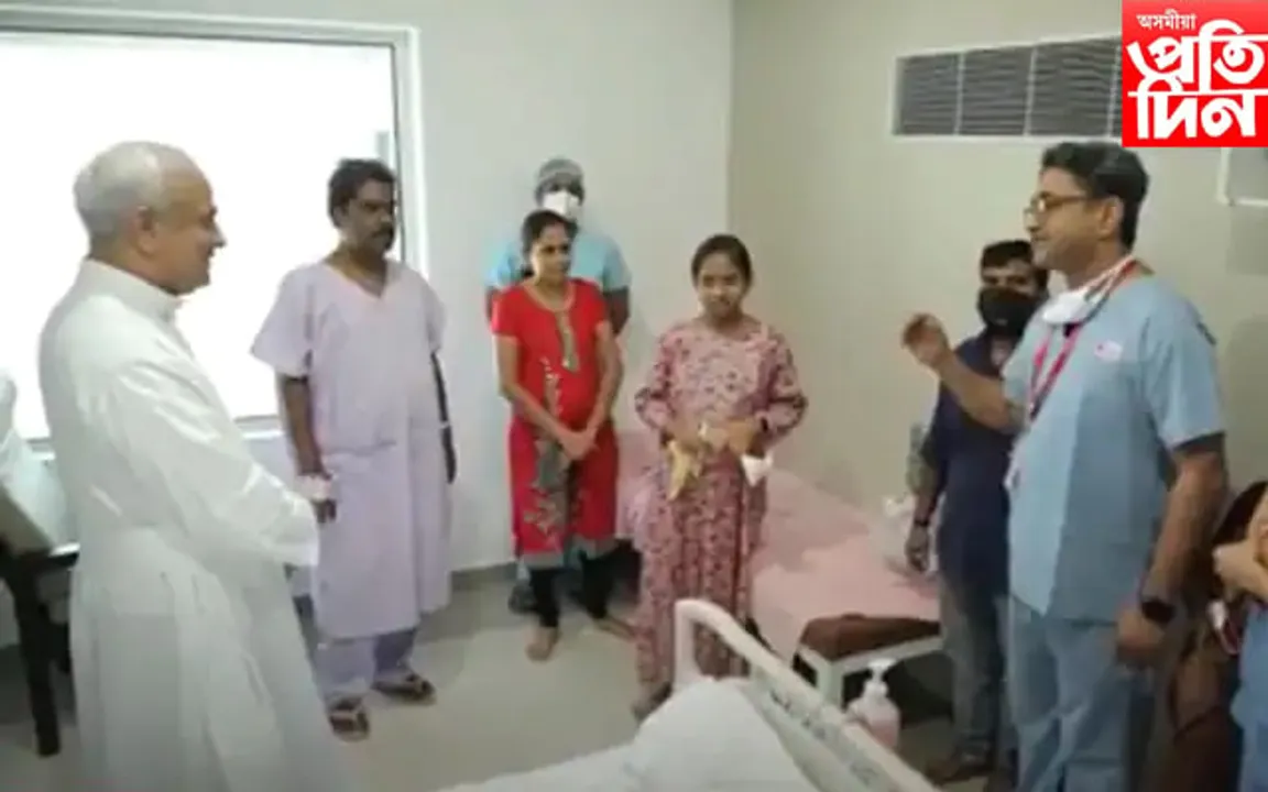 দেশৰ কনিষ্ঠ অংগ দাতা!  কিশোৰীয়ে যকৃতৰ অংশ দান কৰি বচালে পিতৃৰ প্ৰাণ