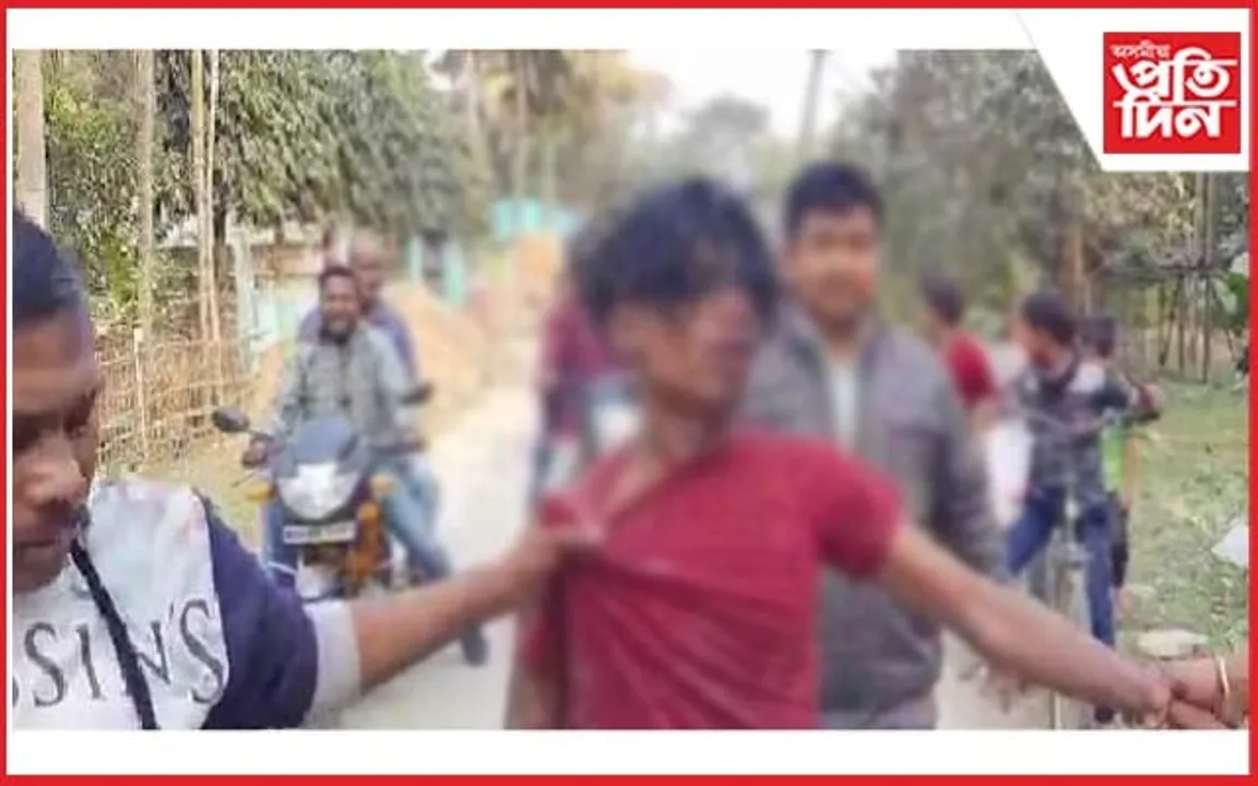 কলিয়াবৰত চোৰক ৰাইজৰ উত্তম মাধ্যম