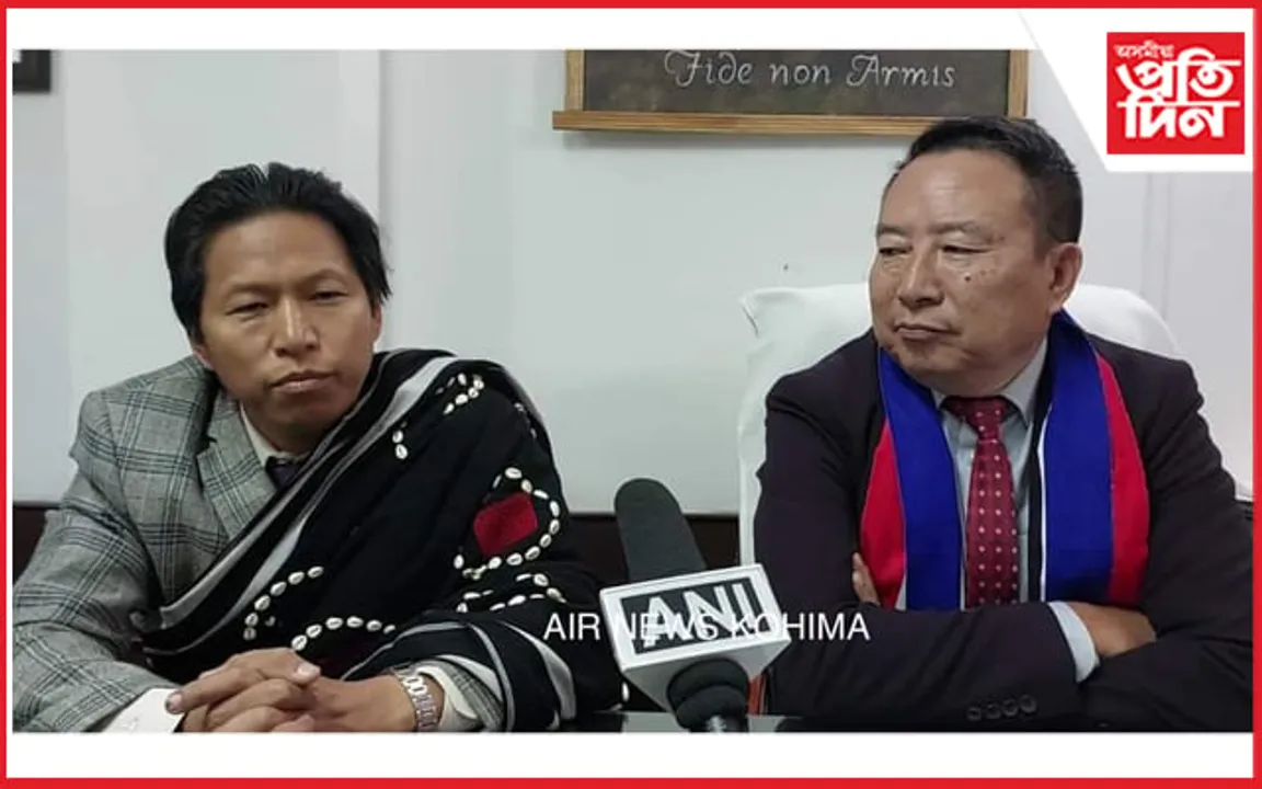 এনডিপিপি-বিজেপি মিত্ৰজোঁটৰ চৰকাৰলৈ নগা পিপলছ ফ্ৰণ্টৰ সমৰ্থন...