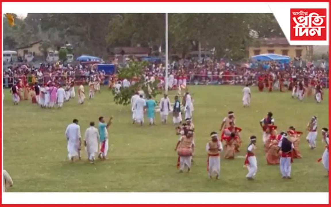 ঢোল পেঁপা গগনাৰ মাতৰে মুখৰিত জামুগুৰিহাটৰ ঐতিহ্যমণ্ডিত বৰপুখুৰী পাৰ...