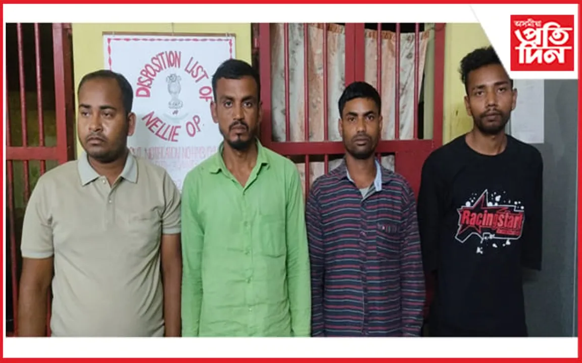 মৰিগাঁৱত গৰু ভৰ্তি বাহন জব্দ...