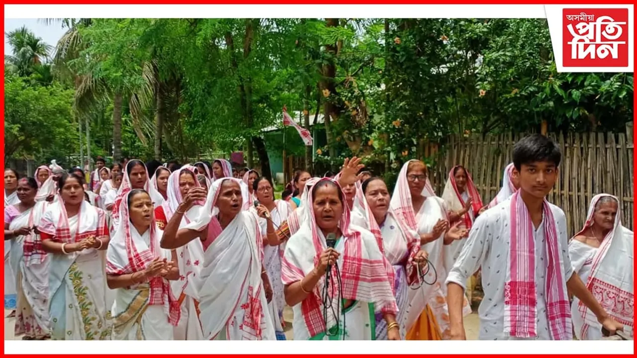 বেবেজীয়াৰ পূব জামুগুৰি নামঘৰৰ বাৰ্ষিক ভাগৱত পাঠ আৰু মহানাম আৰম্ভ