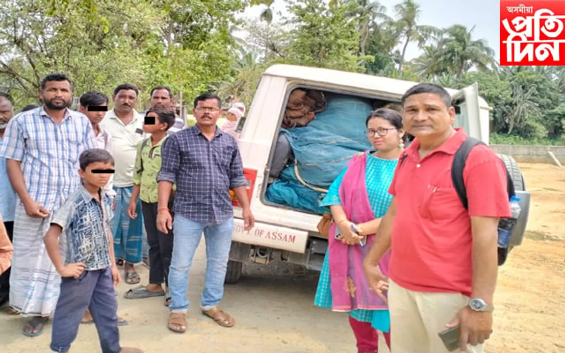 মীন আইন উলংঘা কৰি মাছ ধৰা লোকক আটক, জব্দ জাল...