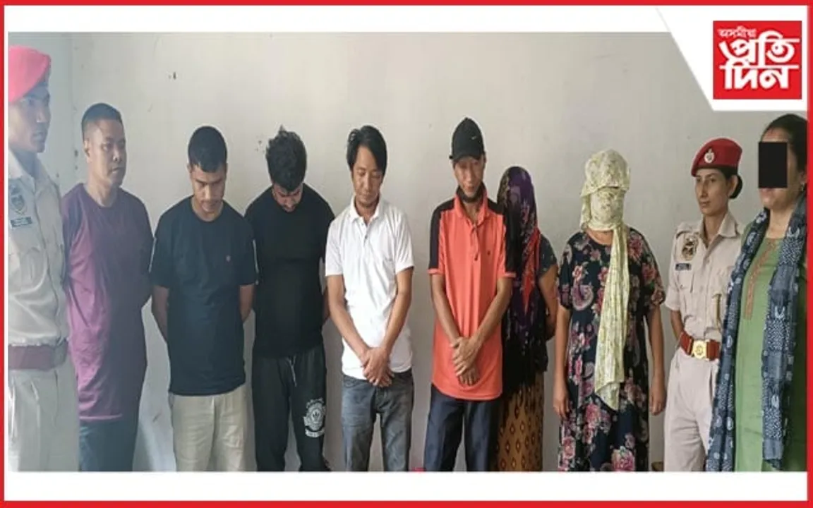 বৰডুমচাত আৰক্ষীৰ অভিযান,  চিকিৎসকসহ আঠ জুৱাৰীক আটক...