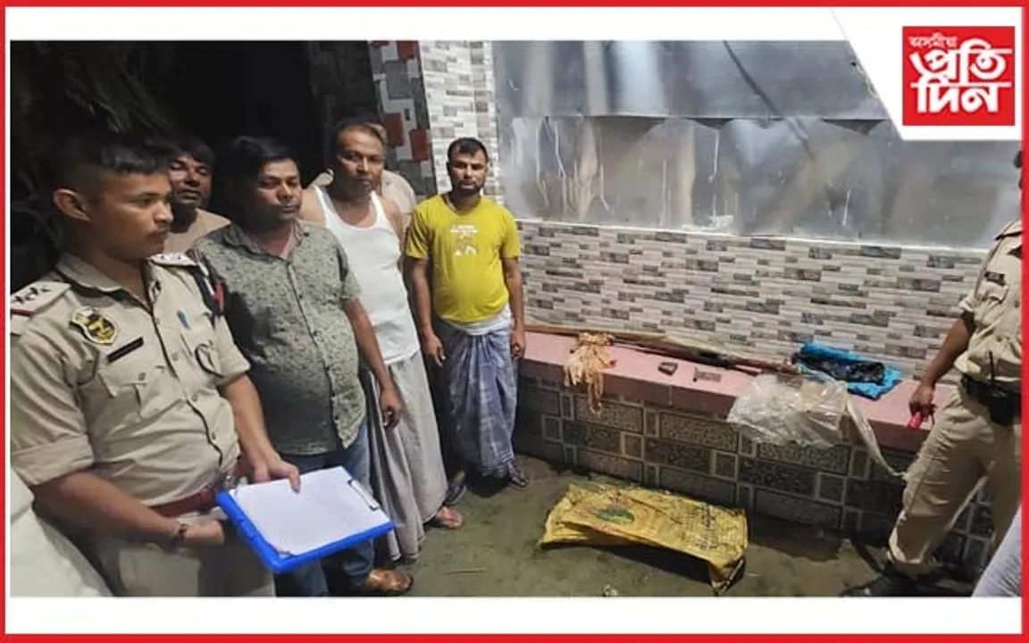 মৰিগাঁৱত ঠিকাদাৰ বুলি পৰিচয় দিয়া এজনৰ পৰা ৰাইফল, সজীৱ গুলী উদ্ধাৰ...