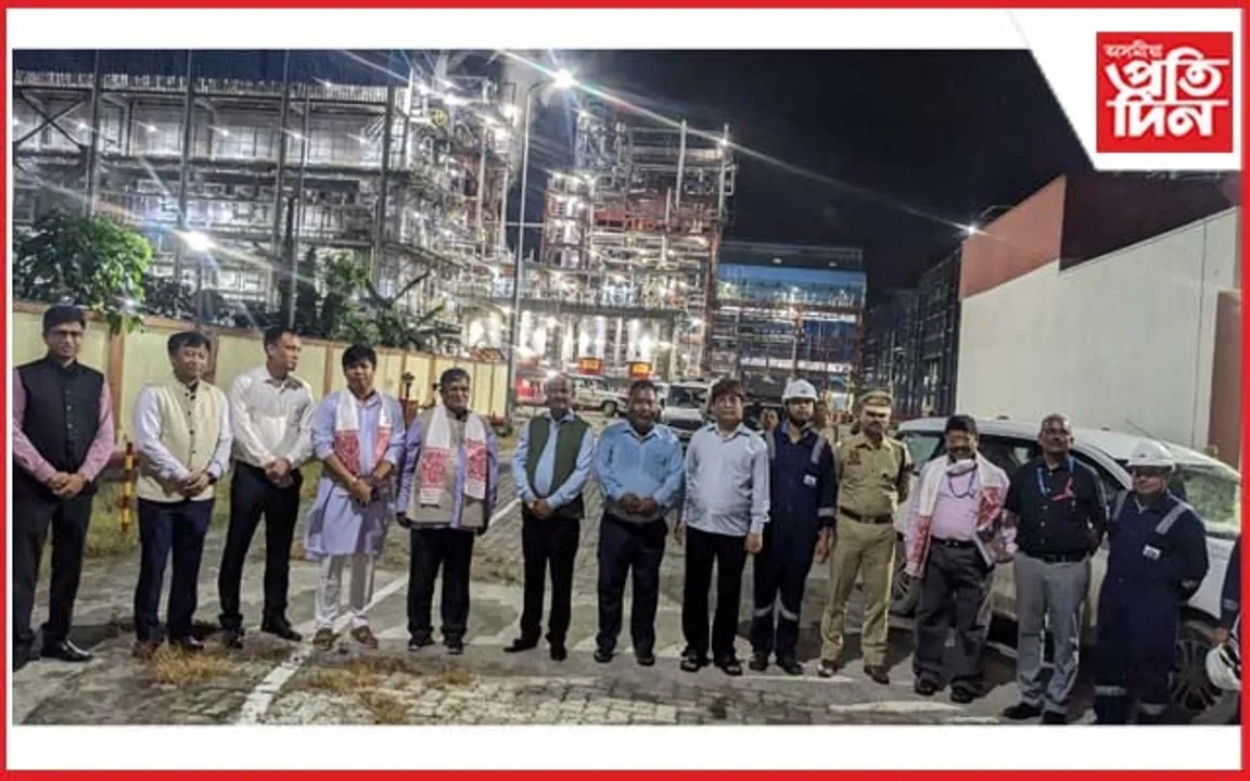 ৰাজ্যপাল গোলাপ চান্দ কাটাৰীয়াৰ অসম পেট্ৰকেমিকেল পৰিদৰ্শন...