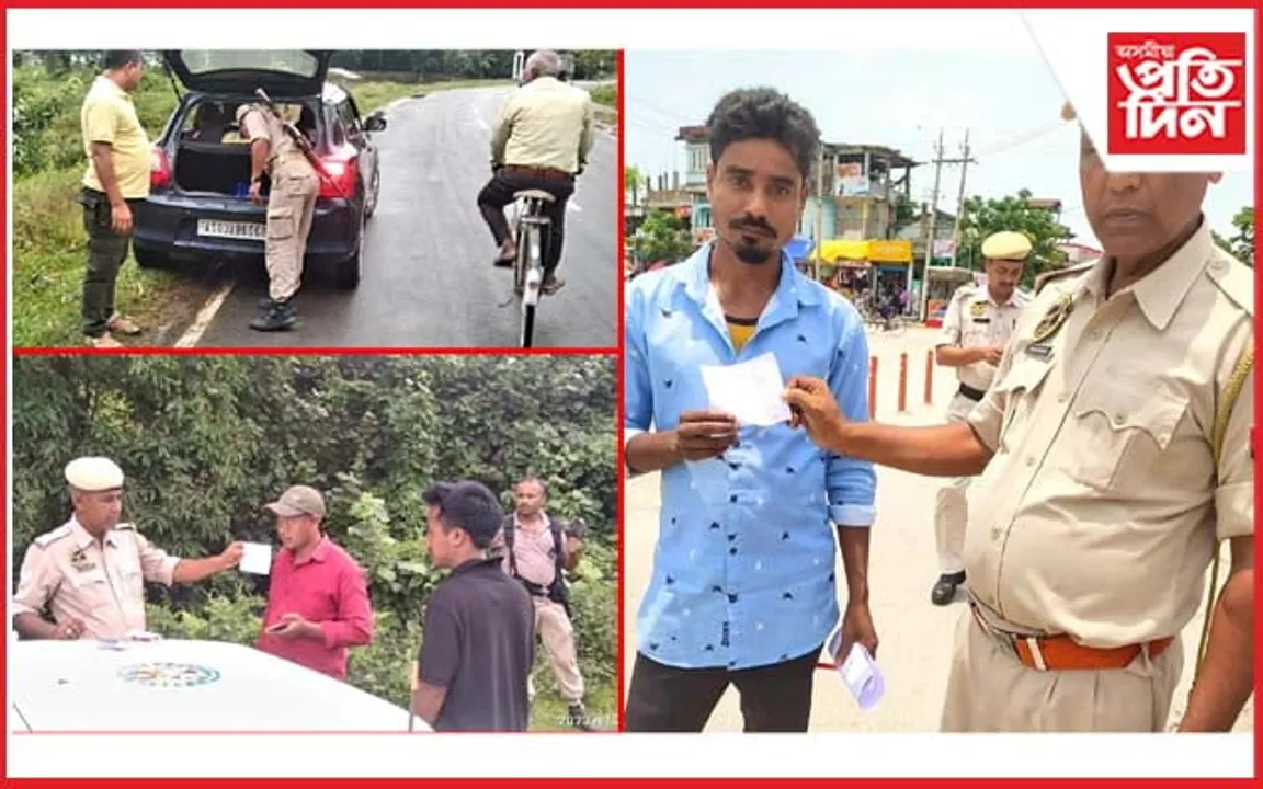 ঢকুৱাখনা আৰক্ষীৰ এদিনত ১ লাখ ৩৩ হাজাৰ টকা জৰিমনা সংগ্ৰহ...