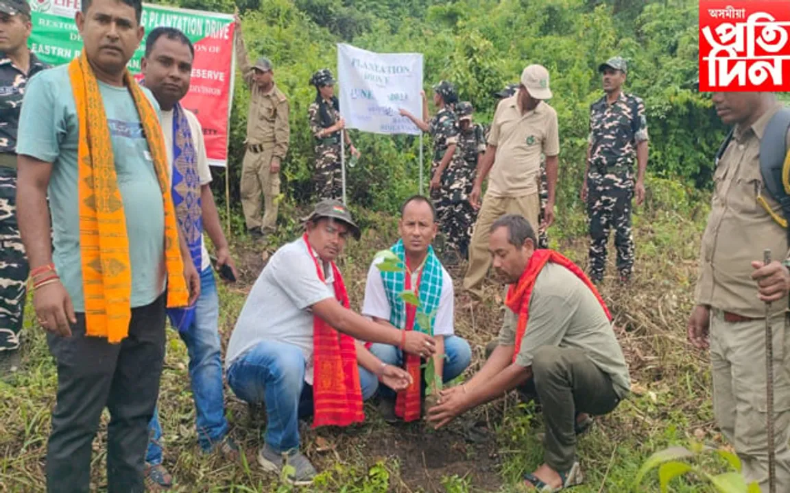 সেউজ পৰিৱেশ পুনৰ উদ্ধাৰৰ লক্ষ্যৰে বিশেষ পদক্ষেপ গ্ৰহণ কৰিছে বাক্সা বন বিভাগে...