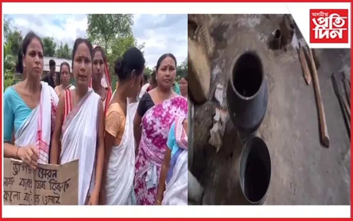 চাবুৱাৰ টকোবাম গাঁৱত চুলাই ভাটি উচ্ছেদ মহিলাৰ... 