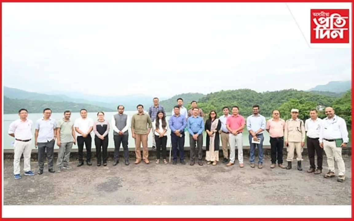 গোলাঘাট জিলা আয়ুক্তৰ নেতৃত্বত নগালেণ্ডৰ দৈয়াং জলবিদ্যুৎ প্ৰকল্প পৰিদৰ্শন