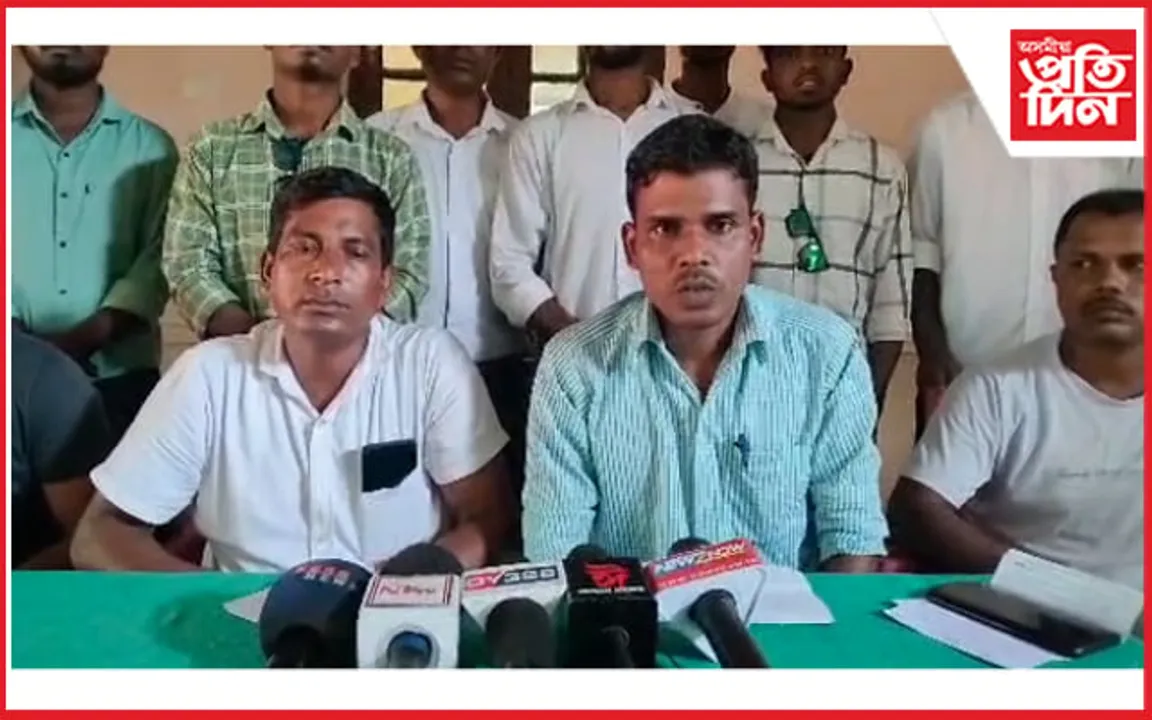 বিশ্বনাথত সদৌ অসম আদিবাসী ছাত্ৰ সন্থাৰ সংবাদমেল