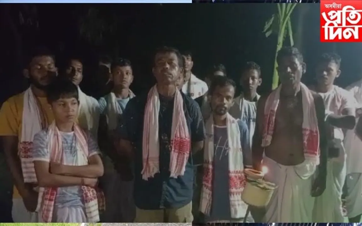 মুখ্যমন্ত্রী হিমন্ত বিশ্ব শৰ্মা আৰু মন্ত্রী পিযুষ হাজৰিকাৰ দীৰ্ঘায়ু আৰু সু-স্বাস্থ্য কামনাৰে বন্তি প্ৰজ্বলন