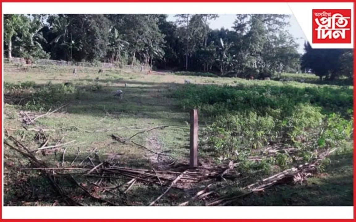 চহাৰ ভূমি বেদখলত নামিল ঢকুৱাখনাৰ পৌৰপতি