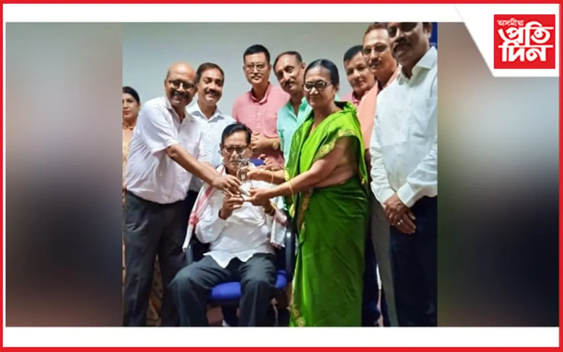 ক্ৰীড়াবিদ-ক্ৰীড়া সংগঠকক সম্বৰ্ধনাৰে অৰ্জুন ভোগেশ্বৰ বৰুৱাৰ ওপজাদিন উদযাপন
