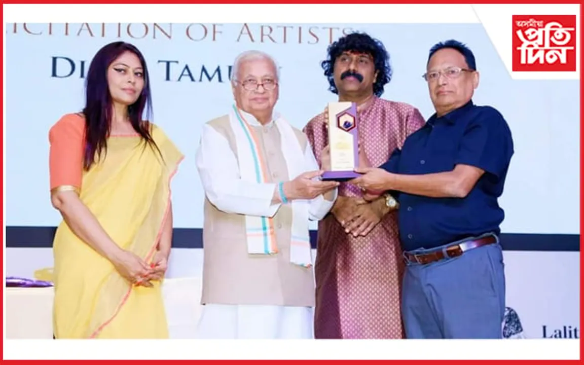 চিত্ৰশিল্পী দিলীপ তামুলীলৈ 'ৰাজা ৰবি বৰ্মা চিত্ৰকাৰ' সন্মান