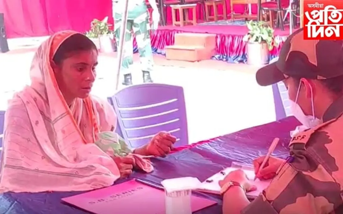 মানকাচৰৰ সঞ্জয়সাদু বিএছএফ কেম্পত বিনামূলীয়া চিকিৎসা শিবিৰ