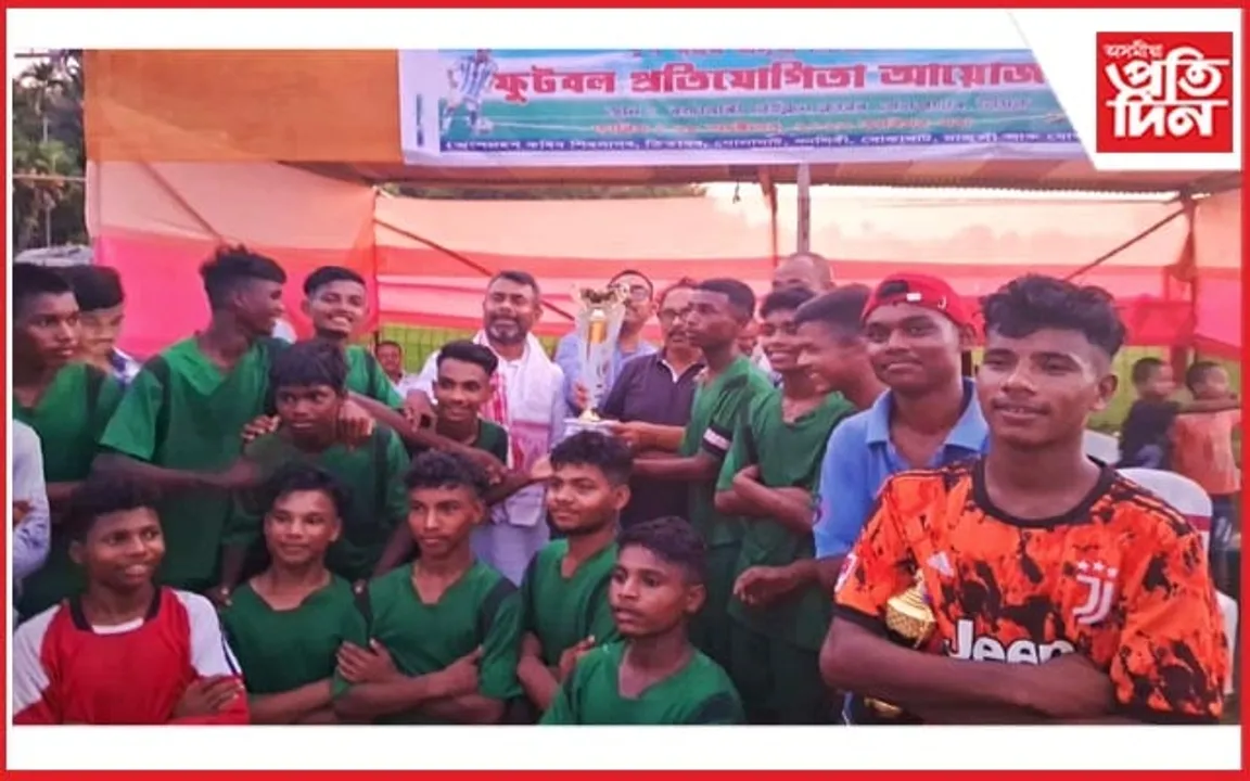 বি মণ্ডলৰ ১৭ বছৰ অনুৰ্ধ্ব য়ুথ ফুটবলত টিফুক ক'চিং চেন্টাৰ চেম্পিয়ন