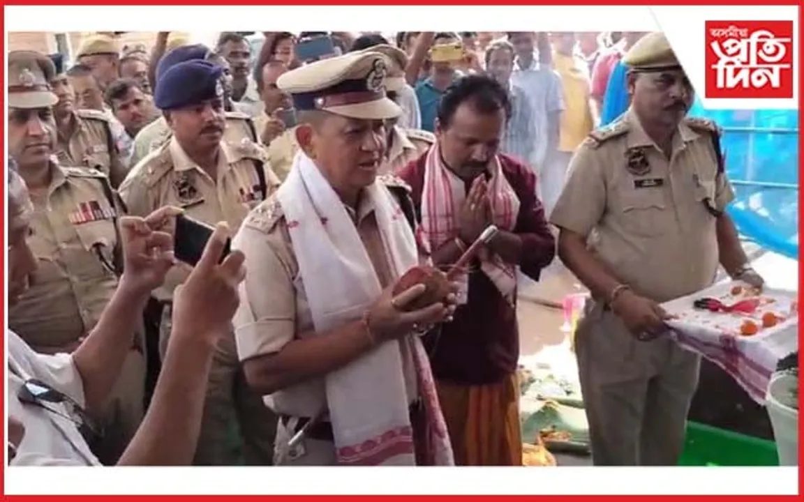 ঢকুৱাখনা সদৰ থানাৰ নৱনির্মিত ভৱন উদ্বোধন