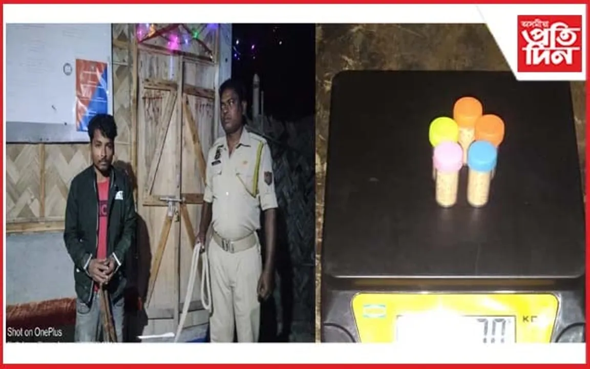 জামুগুৰিহাটত নিষিদ্ধ ড্ৰাগছসহ সৰবৰাহকাৰী গ্ৰেপ্তাৰ