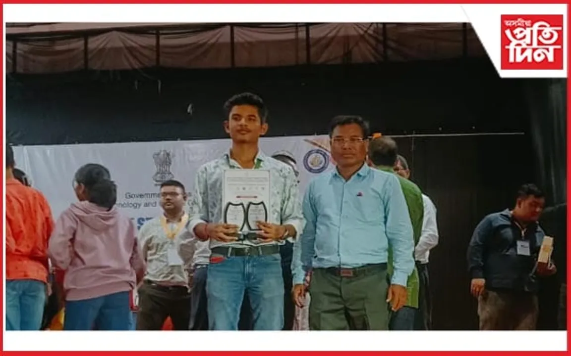 ৰাষ্ট্ৰীয় শিশু বিজ্ঞান সমাৰোহলৈ নিৰ্বাচিত শিশু বিজ্ঞানী স্পন্দন বৰগোহাঁই