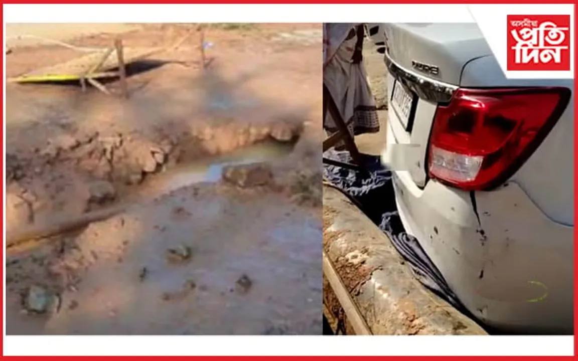 মহানগৰীত পুনৰ ফুটিল পাইপঃ তিনিজন আহত, তিনিখন বাহনৰ ক্ষতি...