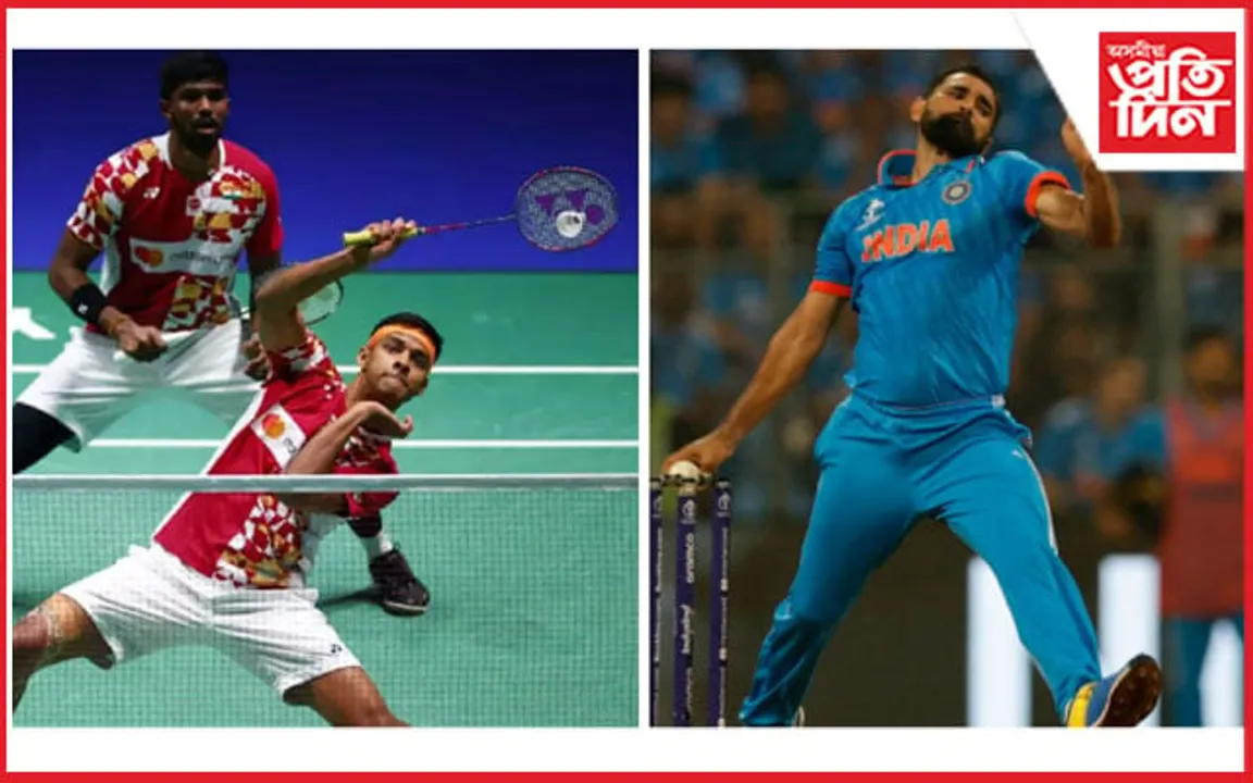 দুই বেডমিণ্টন যুটি সৎৱিক ছাইৰাজ আৰু চিৰাগলৈ খেলৰত্ন বঁটাঃ মহম্মদ ছামিলৈ অৰ্জুন বঁটা...