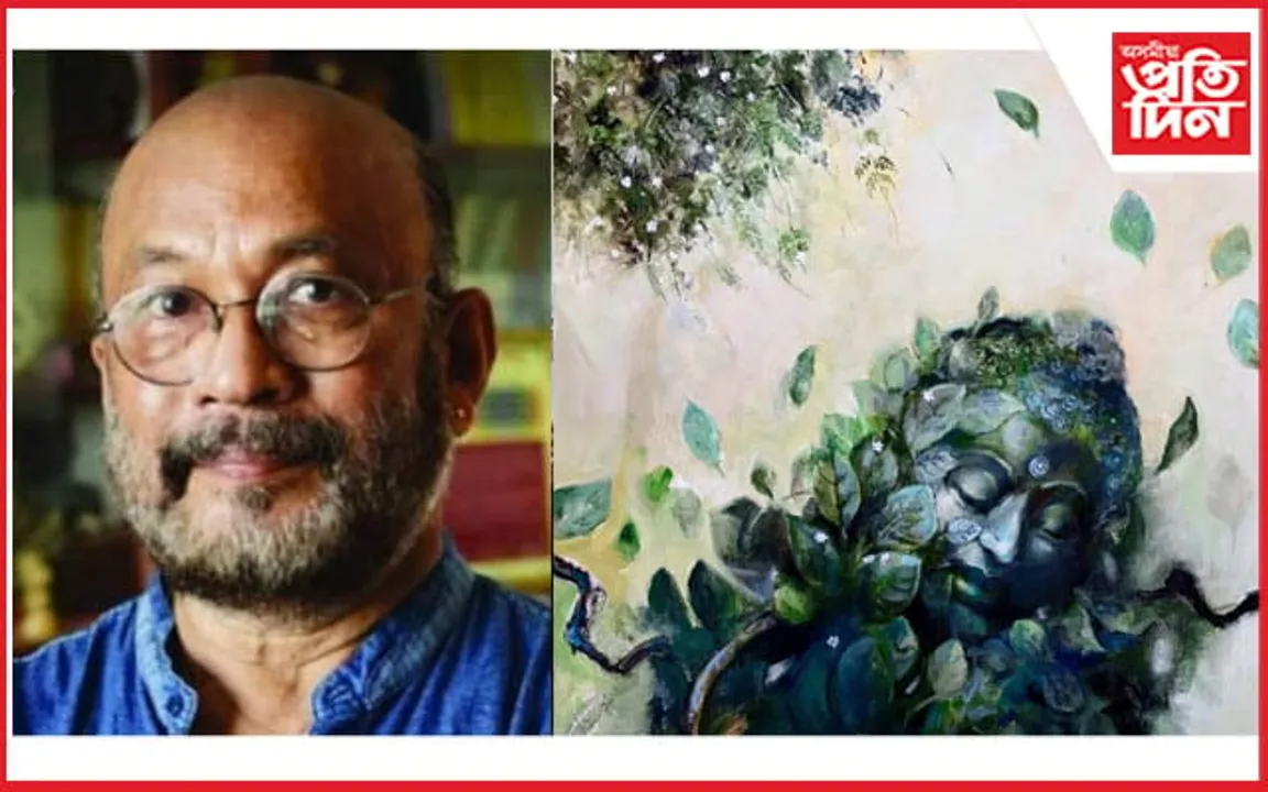 চিত্ৰশিল্পী চম্পক বৰবৰালৈ ২০২৩ বৰ্ষৰ প্ৰণৱ  বৰুৱা শিল্পী বঁটা...