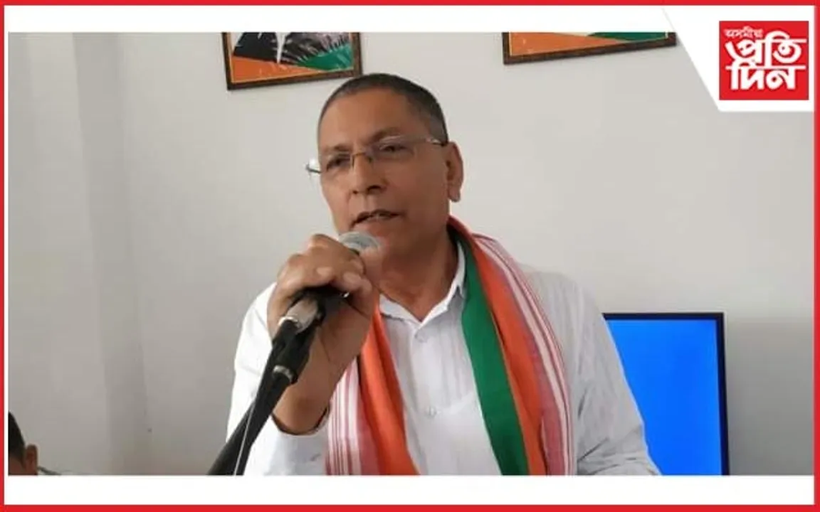 ধেমাজি জিলা বিজেপিৰ সভাপতি প্ৰেম দত্ত পদত্যাগ