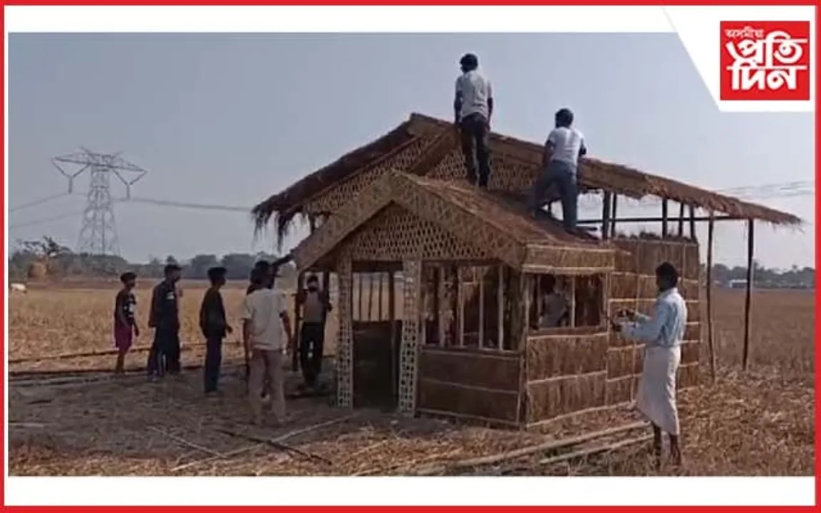 বিশ্বনাথৰ দক্ষিণ ভিৰগাঁৱত ভোগালীক আদৰাৰ প্ৰস্তুতি