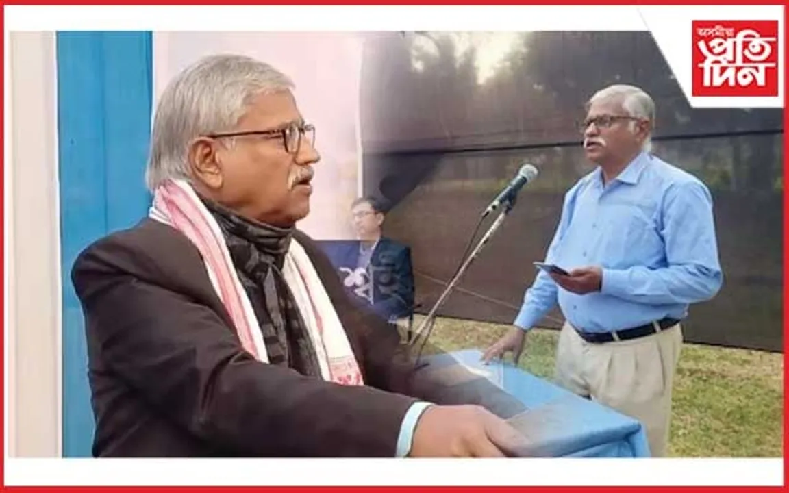আনন্দ চন্দ্ৰ কলেজত শিক্ষাবিদ ড০ অৱনী কুমাৰ ভাগৱতী