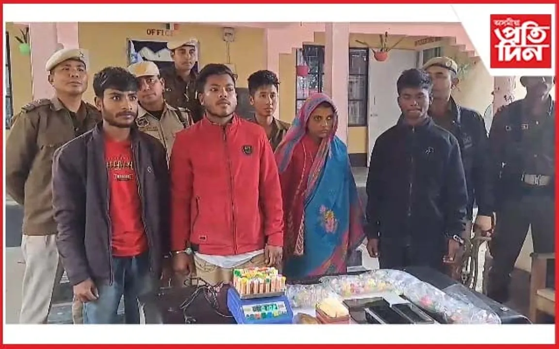 শোণিতপুৰত ড্ৰাগছ আৰু নকল সোনৰ নাওঁ জব্দ