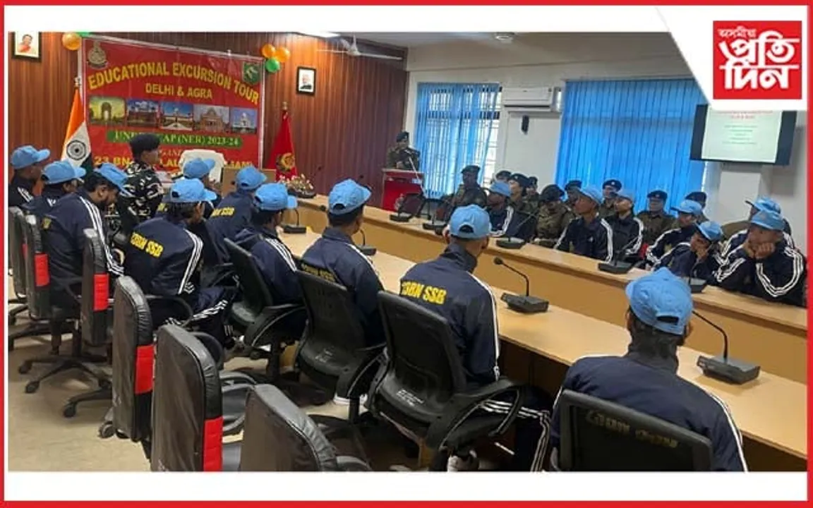SSB লালপুলৰ উদ্যোগত দিল্লীলৈ শৈক্ষিক পৰিভ্ৰমণ...