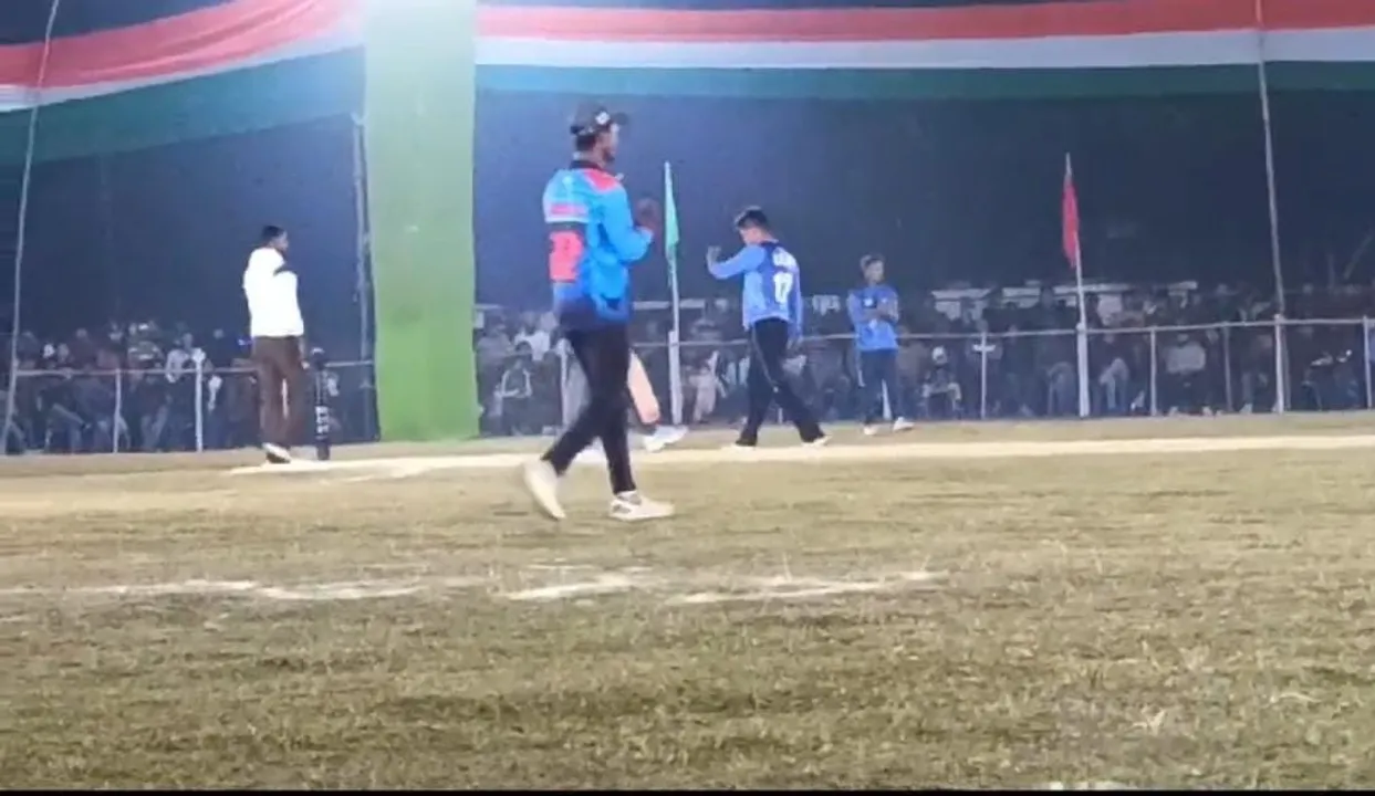 নামতিত অনুষ্ঠিত দিবা নৈশ টেনিছ বল ক্ৰিকেট প্ৰতিযোগিতাৰ সফল সামৰণি...